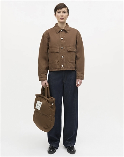 Mads Nørgaard - Soil Denim Solweig Jakke - Cocoa